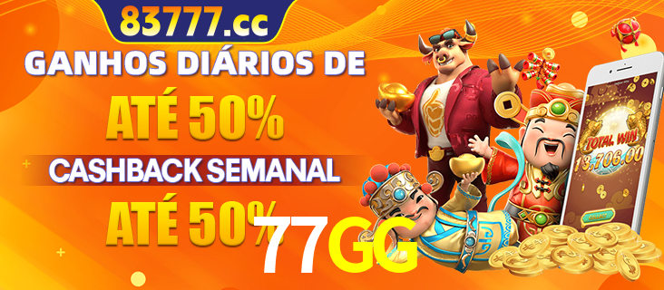 Anúncio de um membro ganhador do cassino 77GG que ganhou R$2.193.486,00 jogando o slot PG Fortune Tiger, com os mascotes do jogo comemorando o prêmio.